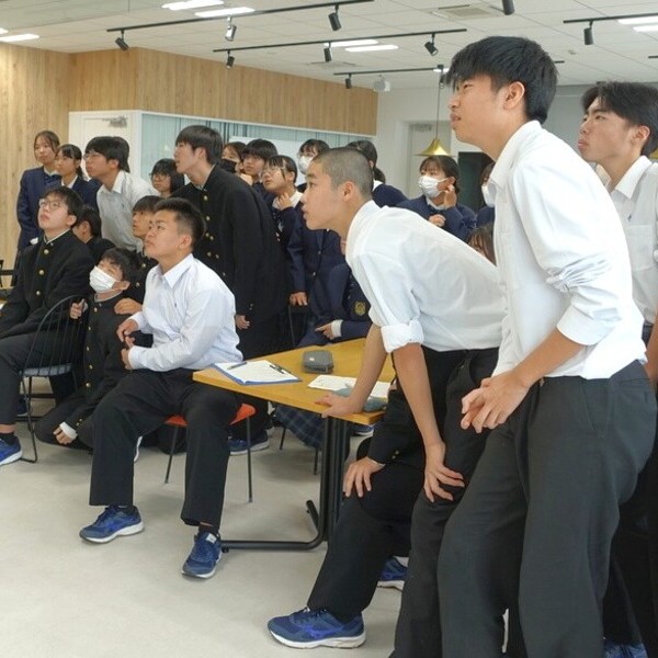 都城商業高校 企業見学